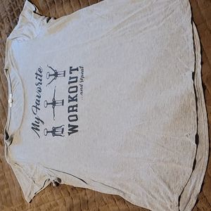 Favorite workout graphic tee